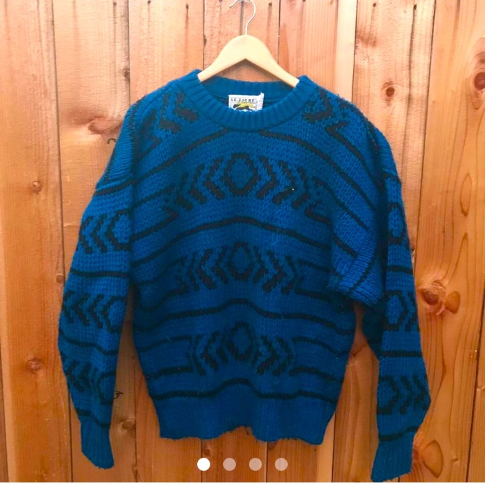 Vintage Le Tigre Chunky Oversized Sweater Large